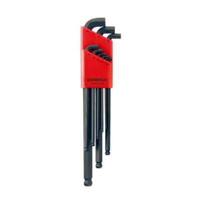 BND16599 image(0) - STUBBY L-WRENCH METRIC SET SIZES 1.5 THRU 10mm
