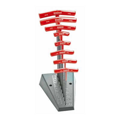 BND13189 image(0) - BALLEND T-HANDLE SET W/STAND SIZES 2-10MM