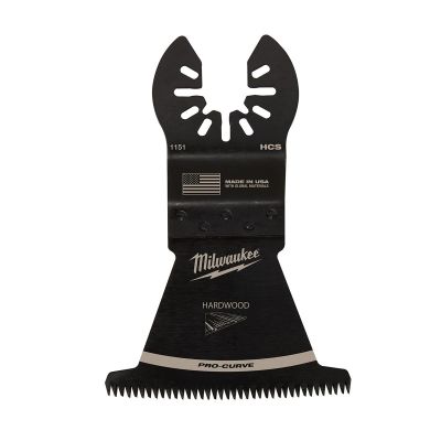 MLW49-25-1151 image(0) - Milwaukee OPEN-LOK 2-1/2" HCS JAPANESE TOOTH PRO-CURVE HARDWOOD BLADE 1PK