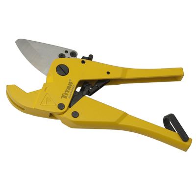 TIT15063 image(0) - RATCHETING PVC PIPE CUTTER