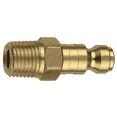 AMFCP1B image(0) - 1/4" Quick Brass NPT Male Coupler