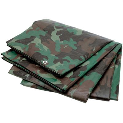 WLMW6005 image(0) - 8 X 10 GREEN CAMOUFLAGE TARP