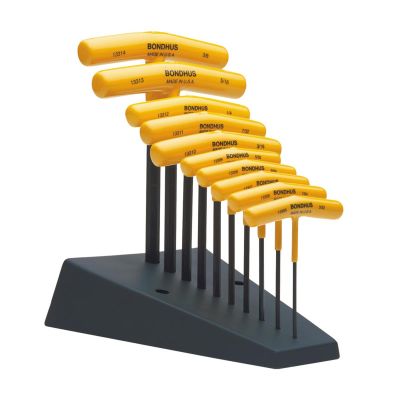 BND13390 image(0) - 10PC SAE T-Handle Hex Wrench Display