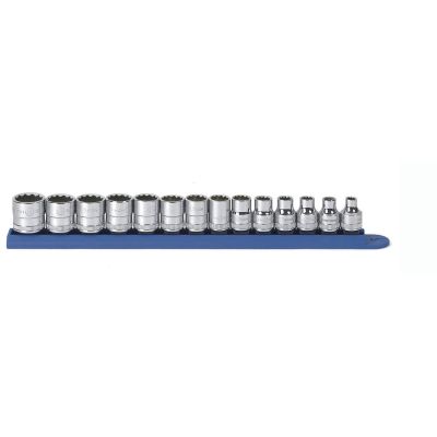 KDT80560 image(0) - 14PC 3/8" DR 12PT STANDARD METRIC SOCKET SET