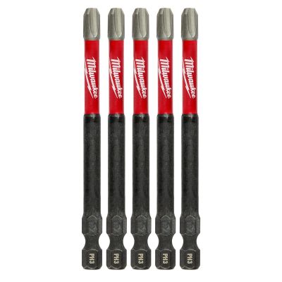 MLW48-32-4566 image(0) - #3 Phillips SHOCKWAVE™ Impact 3-1/2" Power Bits (5 pk)