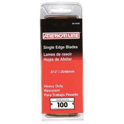 ASR66-0448 image(0) - American Line .012 Heavy Duty Single Edge Blade