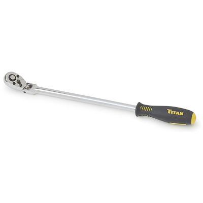 TIT11074 image(0) - 1/4" DR. EXTRA LONG FLEX-HEAD RATCHET