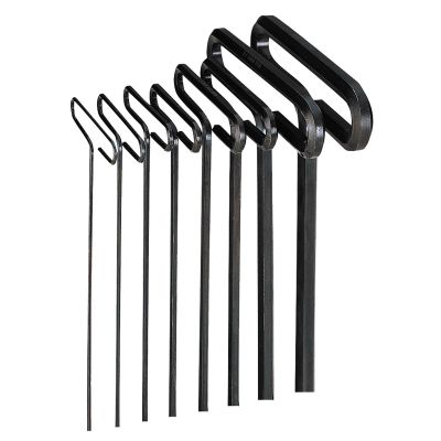 EKL33168 image(0) - HEX KEY SET 8 PC T-HANDLE 6IN SAE 3/32-1/4IN.