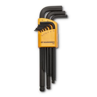KDT83521 image(0) - 9PC METRIC BALL END HEX KEY SET