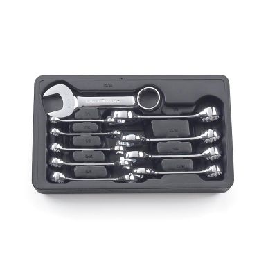 KDT81905 image(0) - 10PC STUBBY WRENCH SET SAE 3/8"-15/16"