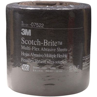 MMM7522 image(0) - SCOTCH-BRITE ABRASIVE SHEETS UTRA-FI 60ROLL