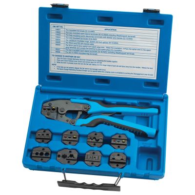 SGT18980 image(0) - Quick Change Ratcheting Terminal Crimping Kit w/9