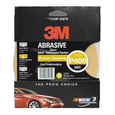 MMM31434 image(0) - DISC ROLLS-GOLD STIKIT 6" P400 5/PK 10/CASE