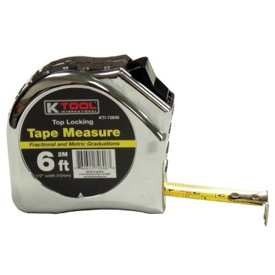 KTI72606 image(0) - 1/2" x 6' Tape Measure with SAE and Metric Marking