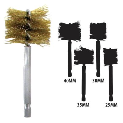 IPA8038 image(0) - Brass 25mm-40mm Bore Brush Set