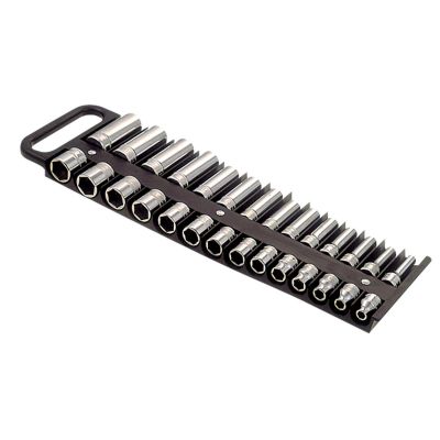 LIS40210 image(0) - SOCKET HOLDER MAGNETIC 3/8IN DR F/28 SOCKETS BLACK