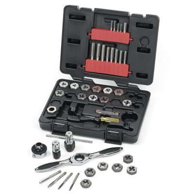 KDT3886 image(0) - GEARWRENCH TAP & DIE SET METRIC 40PCS