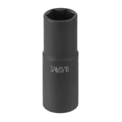 GRE2146DT image(0) - SOC 3/4 X 13/16 1/2D IMP UNIV HEX XTW BLK