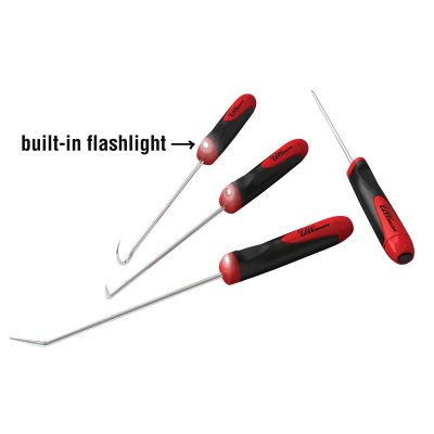 ULLCHP4-LT image(0) - Led Lighted 4 Piece Hook & Pick Set