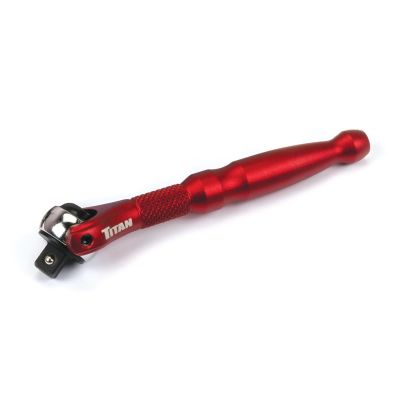 TIT11320 image(0) - 1/4 in. Drive Aluminum Swivel Head Micro Ratchet