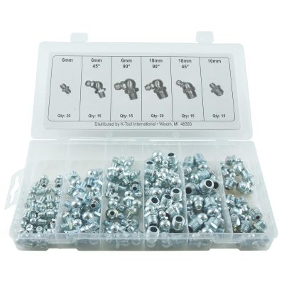 KTI00096 image(0) - 110 Piece Metric Grease Fitting Assortment