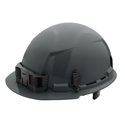 MLW48-73-1134 image(0) - Gray Front Brim Hard Hat w/6pt Ratcheting Suspension - Type 1, Class E