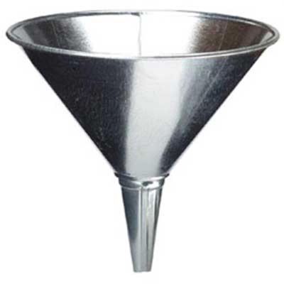PLW75-003 image(0) - FUNNEL 8IN. DIA. 2 QUART GALV. STEEL BANDED TOP