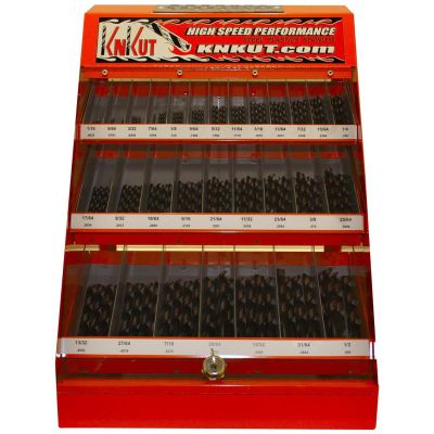 KNKKK116CD image(0) - KnKut 116 Piece Fractional Drill Bit Counter Display