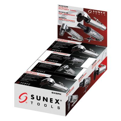 SUNSX6PK image(0) - 6PC 2EA Angle, Straight Grinder/CutOff Tool Display