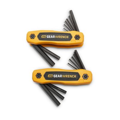 KDT83510 image(0) - 17PC SAE/METRIC FOLDING HEX KEY SET