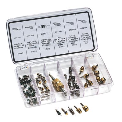 MSC91337 image(0) - VALVE CORE ASSORTMENT R12/R134A