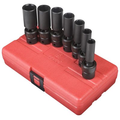 SUN3656 image(0) - SOCKET SET IMPACT 3/8IN. DRIVE 7PC DEEP SAE UNIV