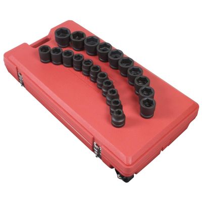 SUN5692 image(0) - 1" Drive 21 Piece SAE Impact Socket Set