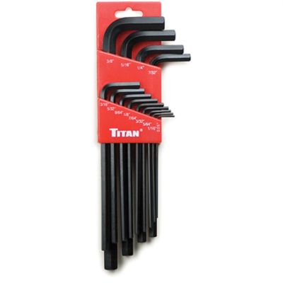 TIT12718 image(0) - 13-PC SAE LONG ARM HEX KEY SET