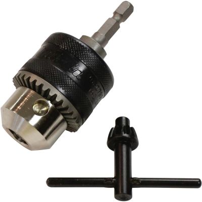 MAK191881-4 image(0) - 3/8" Keyed Chuck w/Key 1/4" Hex Shank for Driver Drill