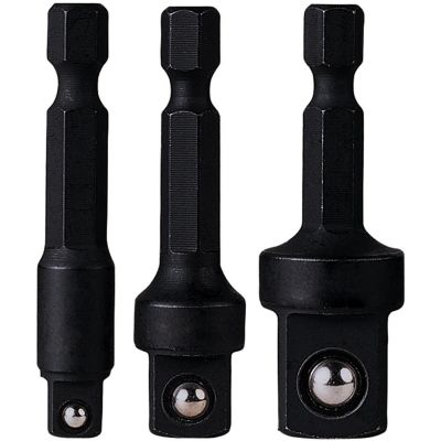 GRE1403HA image(0) - 3 PC. 1/4" HEX TO SQUARE SOCKET ADAPTER SET