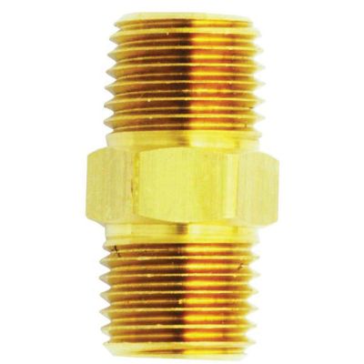 MIL646 image(0) - M. Hex Nipple, 1/4" NPT