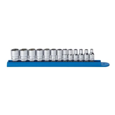 KDT80302 image(0) - 13PC 1/4" DRIVE 6PT METRIC SOCKET SET