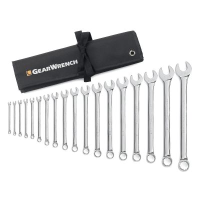 KDT81917 image(0) - 18 Pc. 12 Point Long Pattern Combi SAE Wrench Set