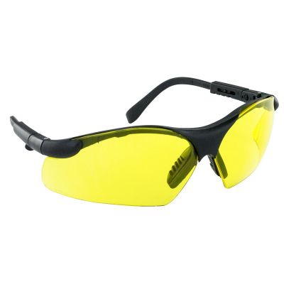 SAS541-0002 image(0) - Sidewinders Safe Glasses w/ Black Frame and Yellow Lens in Polybag