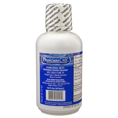 SAS5130 image(0) - Eyewash Replacement Bottle (Only) for Personal Emergency Eyewash Station 5132