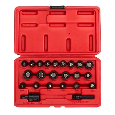 SUN1818 image(0) - IMPACT SOCKET SET 1/4 DR. 23PC MASTER MAGNETIC
