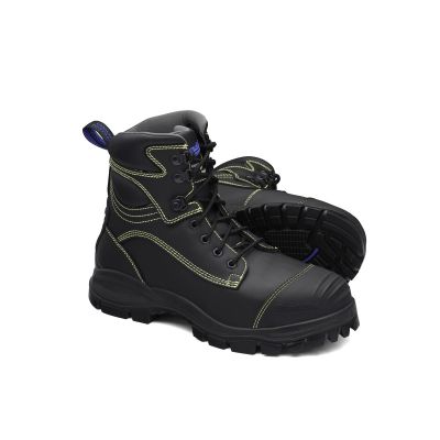 BLU994-060 image(0) - Blundstone 994 Steel Toe Lace Up, Water Resistant, Bump Cap, Metarsal Guard, Puncture Resistant, Black