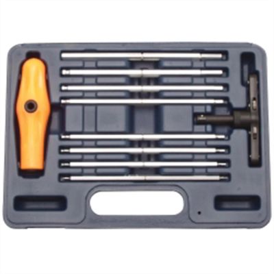 VIMBHI100 image(0) - 10 PIece Extra Long SAE Ball Hex Ratcheting T-Handle Set