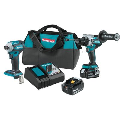 MAKXT288T image(0) - 18V LXT® Lithium‑Ion Brushless Cordless 2‑Pc. Combo Kit (5.0Ah)
