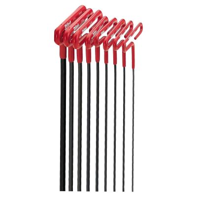 EKL53198 image(0) - HEX KEY SET 8 PC T-HANDLE 9IN. SAE 3/32-1/4IN.CUSH