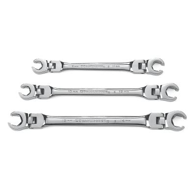 KDT81915 image(0) - 3 pc Flex Flare Nut Wrench Set- METRIC