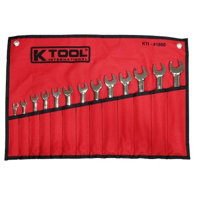 KTI41800 image(0) - WRENCH SET COMBINATION 13 PC HI POLISH METRIC