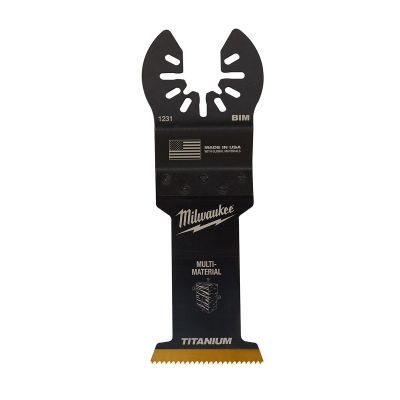 MLW49-25-1231 image(0) - Milwaukee OPEN-LOK 1-3/8" TITANIUM ENHANCED BI-METAL MULTI-MATERIAL BLADE 1PK
