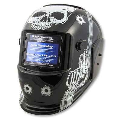 TIT41282 image(0) - Auto Darkening Welding Helmet - Skull A